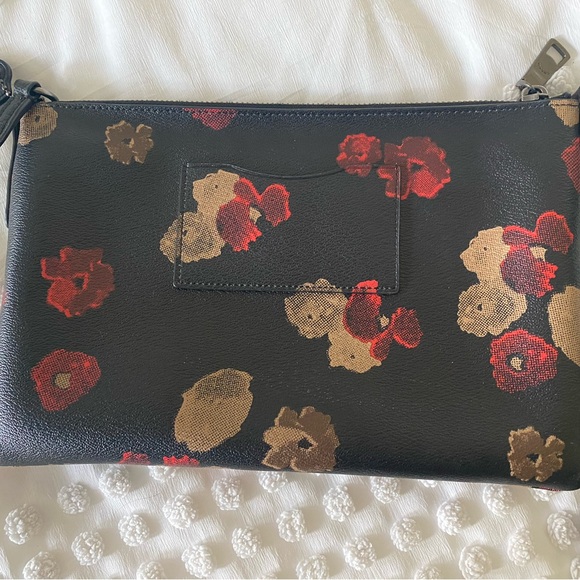 Coach Black and Red Floral Women's Bag - Picture 3 of 3